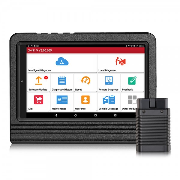 2021 Launch X431 V V5.0 8inch Tablet Wifi/Bluetooth Full System Diagnostic Tool 1 Year Free Update Online